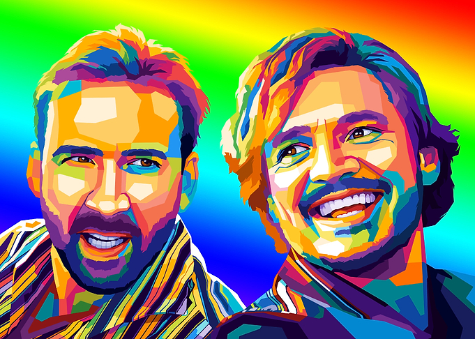 Nicolas and Pedro Pop Art