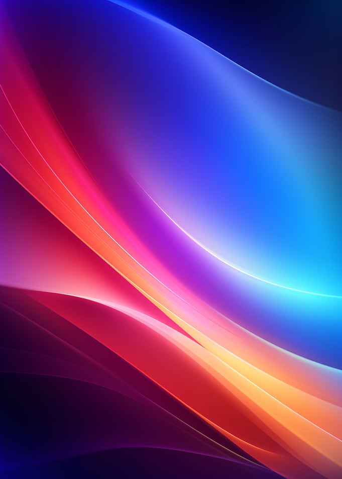 glowing rainbow lines