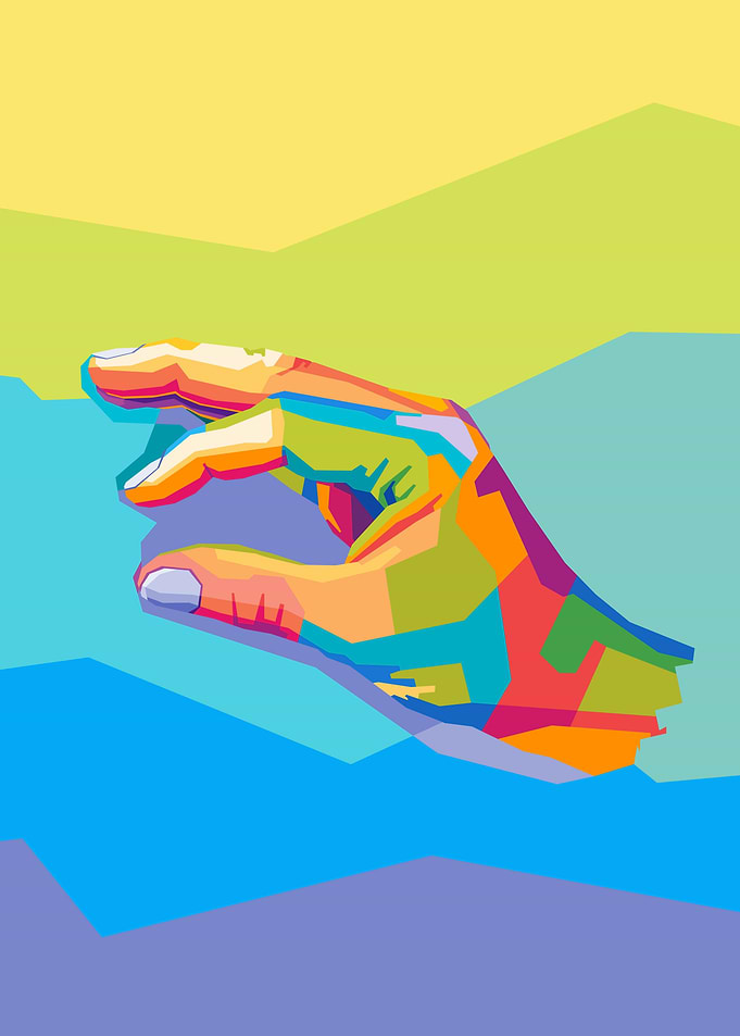 Circle hand funny