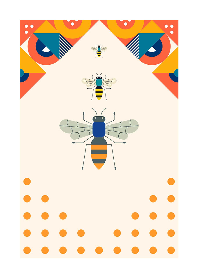 Bauhaus Insects Minimalist