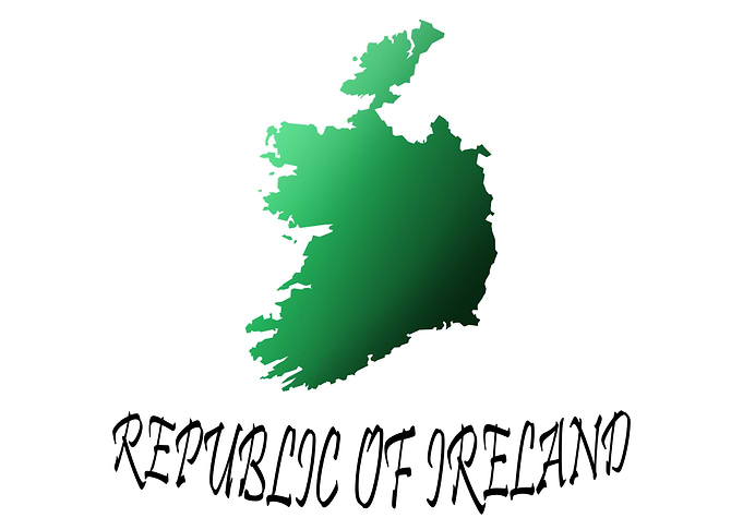 Ireland Silhouette