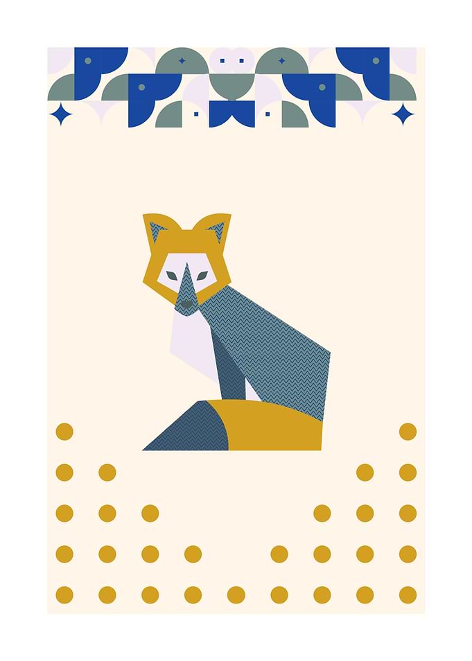 Bauhaus Fox Minimalist