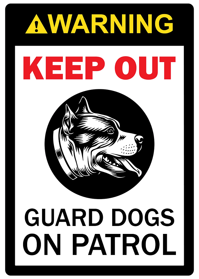 Pit Bull Sign