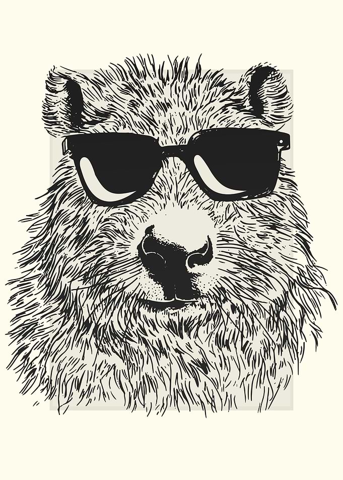 Capybara Illustration
