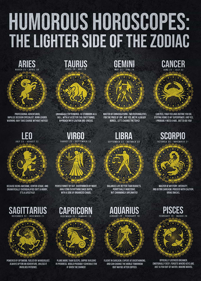 Funny Zodiac Horoscopes