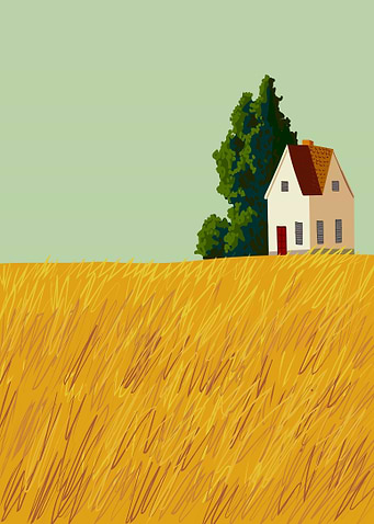 village Nature landscape