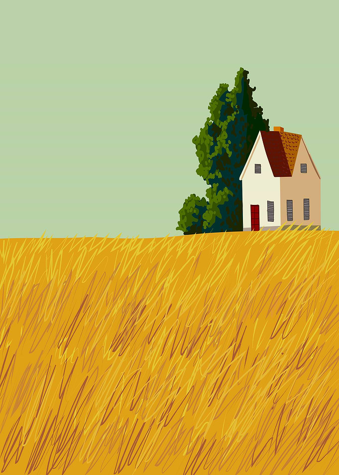 village Nature landscape