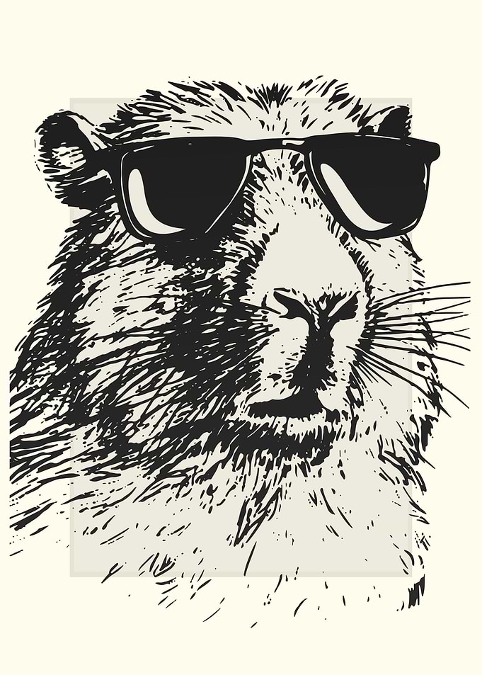 Capybara Illustration