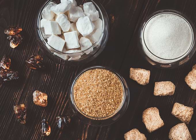 Assortment of sugar