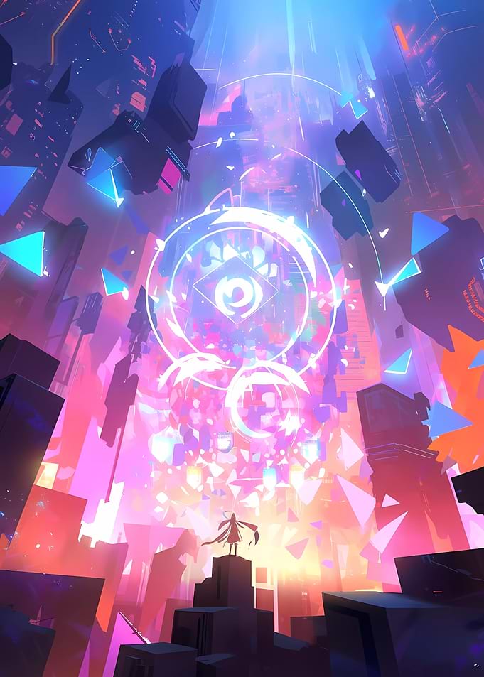 Cyberpunk Anime City