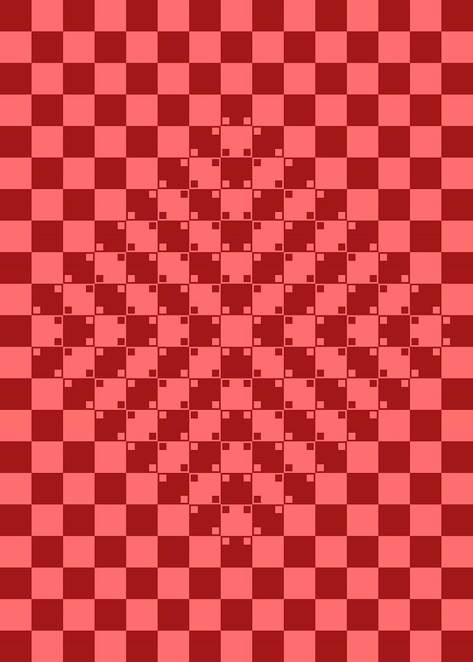 Red Square Illusion