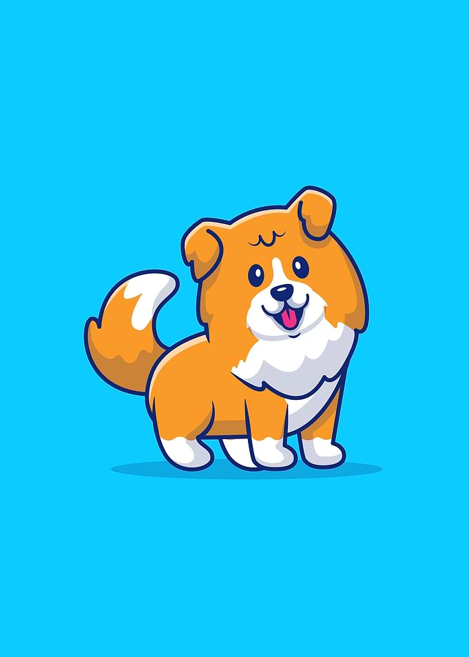 Cute Dog Cartoon