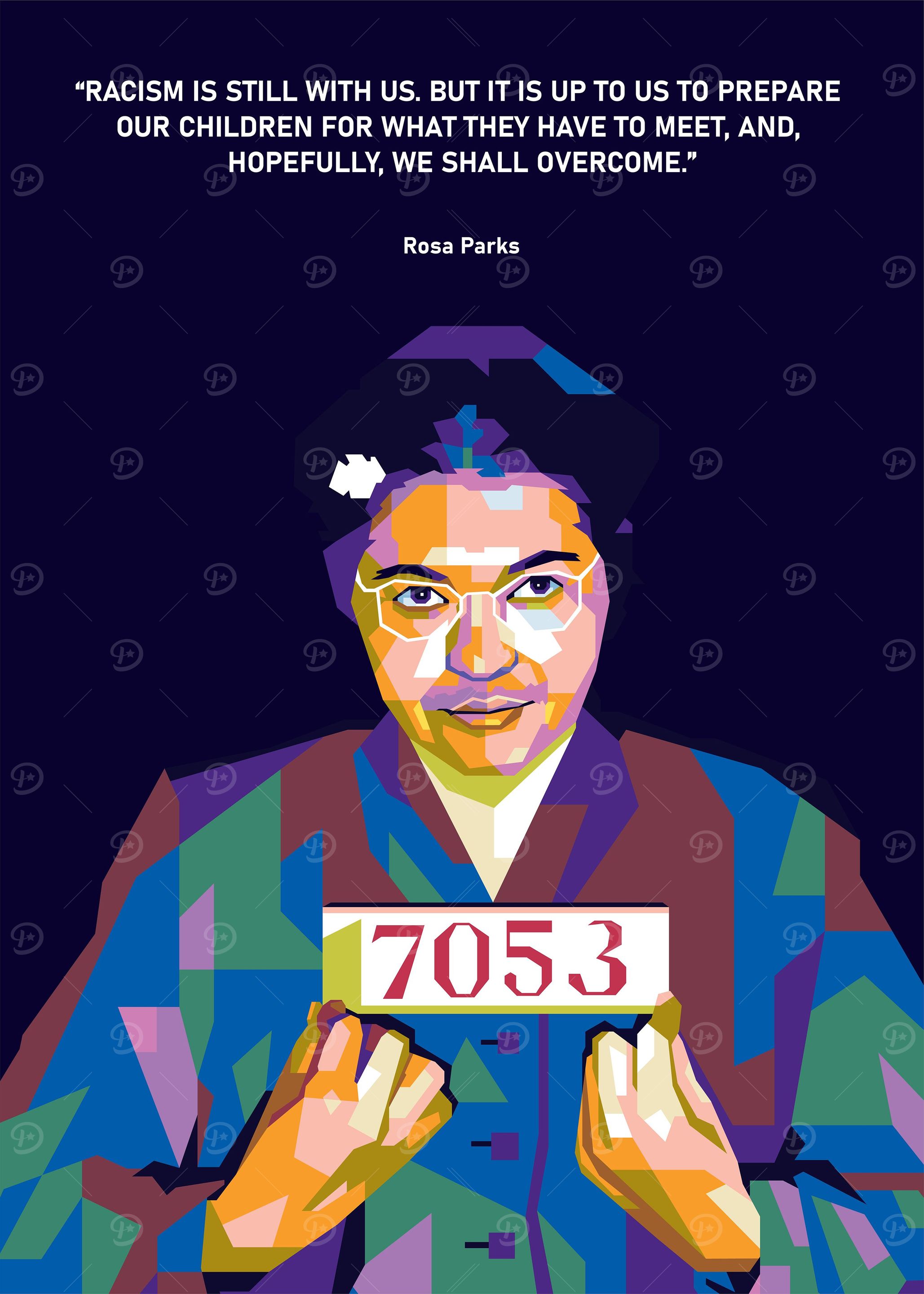 Rosa Parks Pop Art