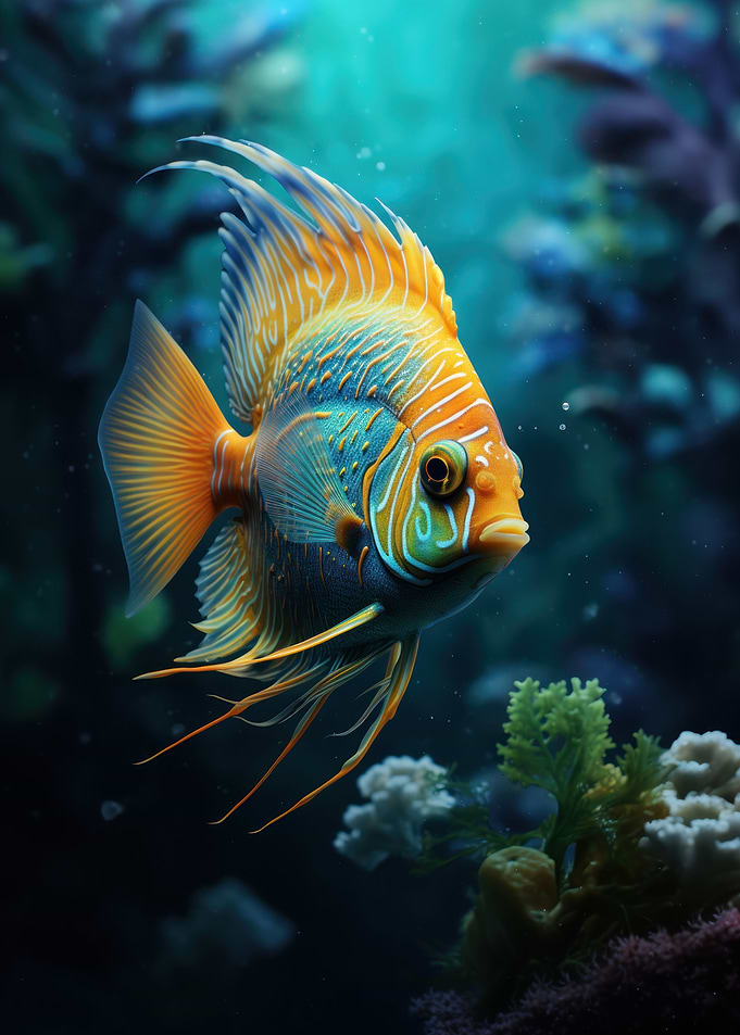 Wings of Grace Angel Fish