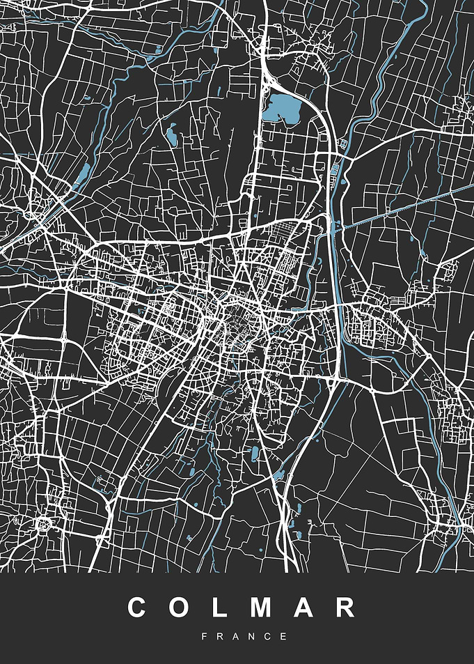 COLMAR FRANCE Map
