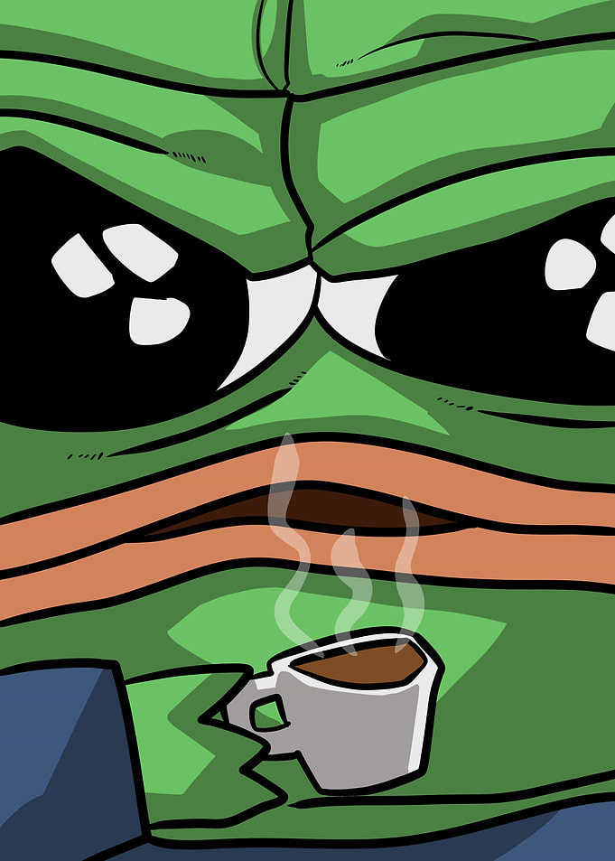 pepe and coffee