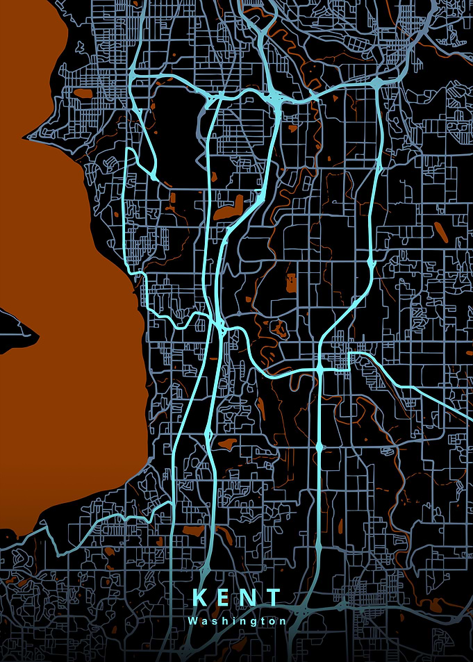 Kent Washington Map