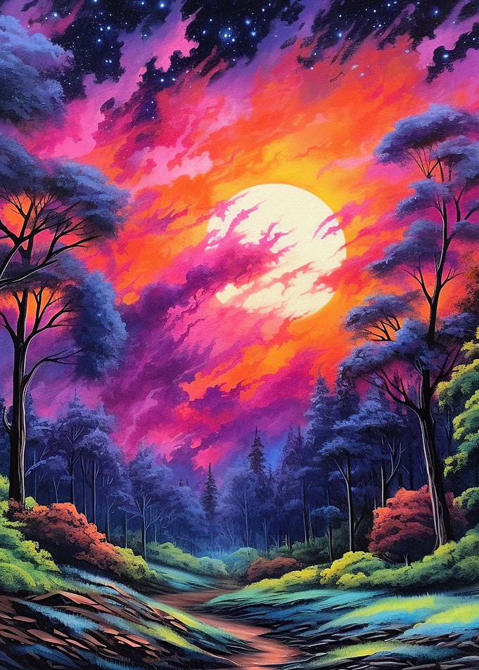 fantasy night sky