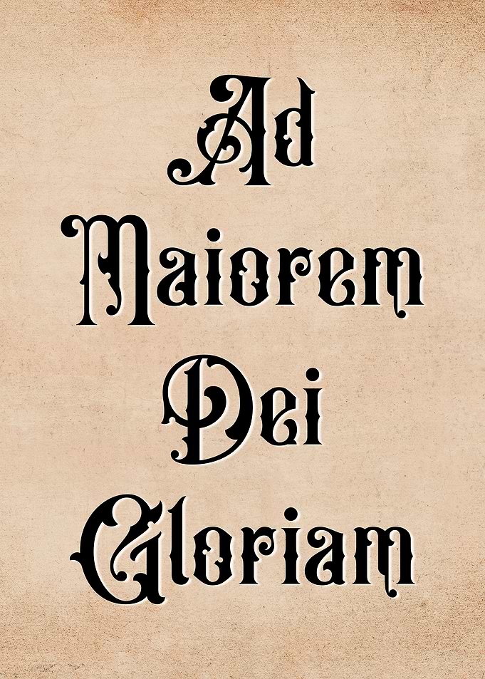 Latin Quote Glory of God