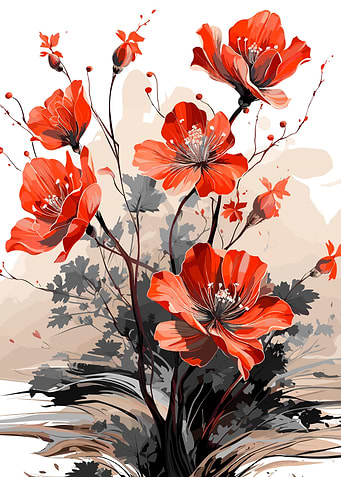 Red Flowers 2