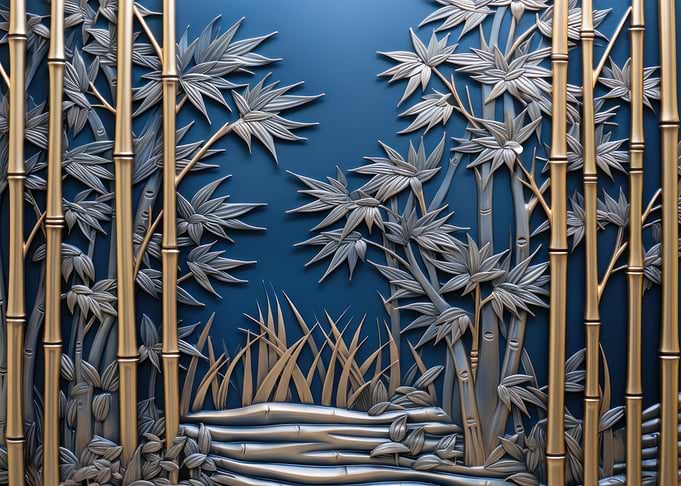 Bamboo Paradise Art Deco