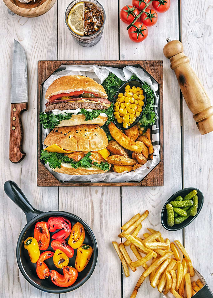 Hamburger Platter