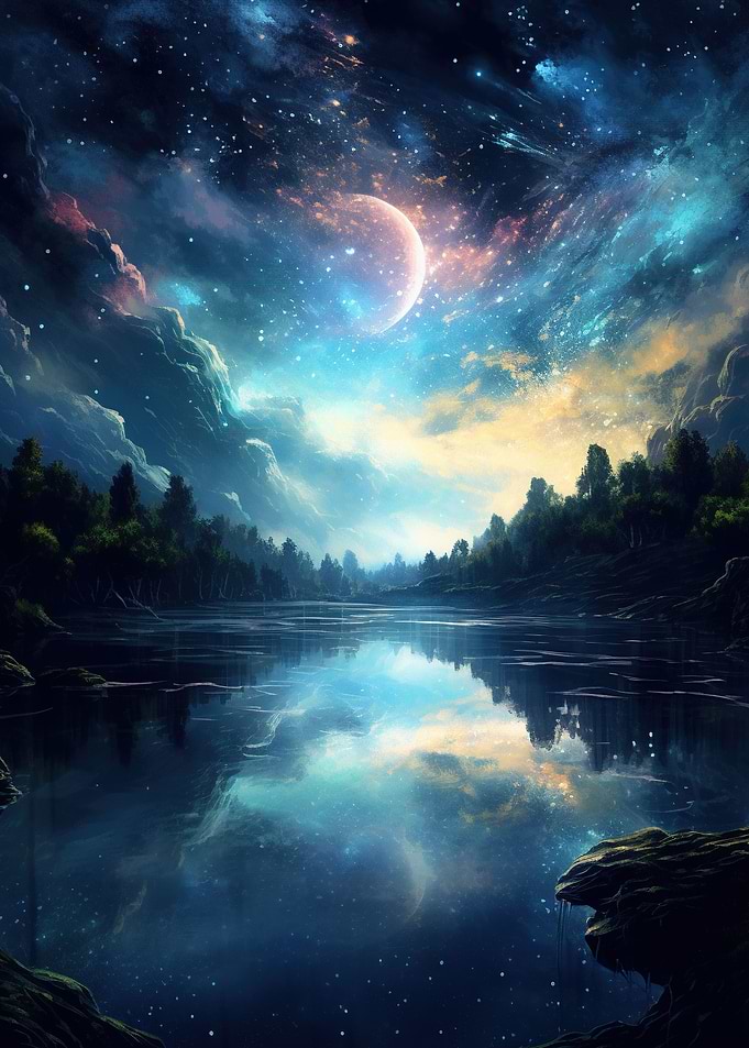 Jungle Night Sky