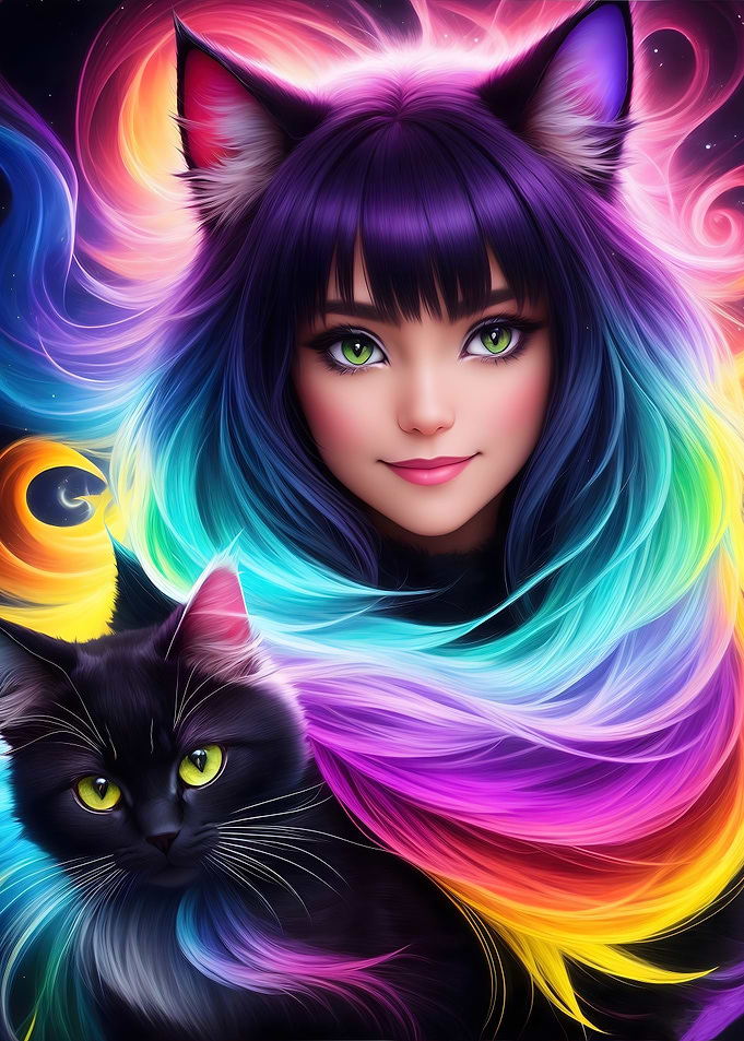 Furry Anime Cat Girl