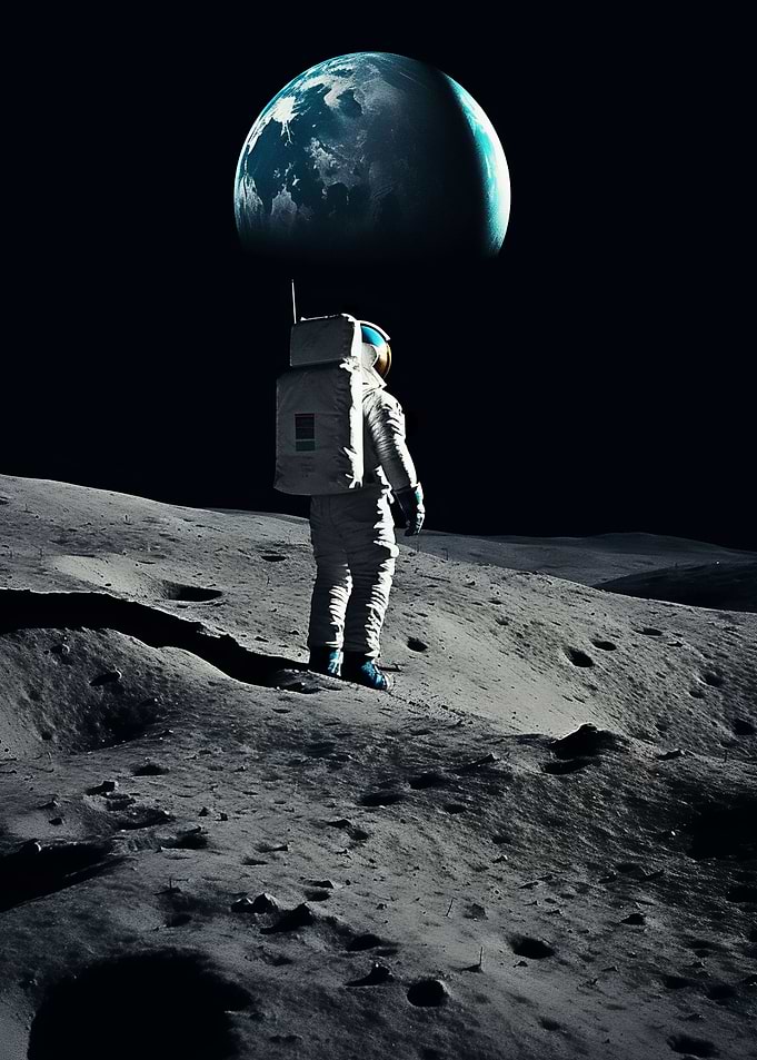 A lonely astronaut