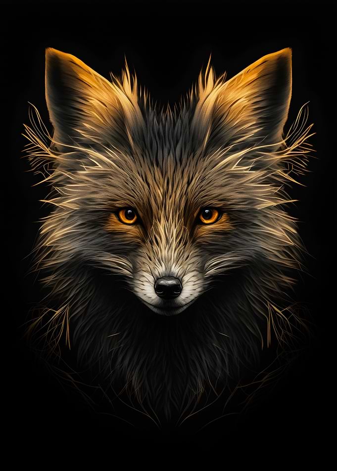 Raccoon black gold