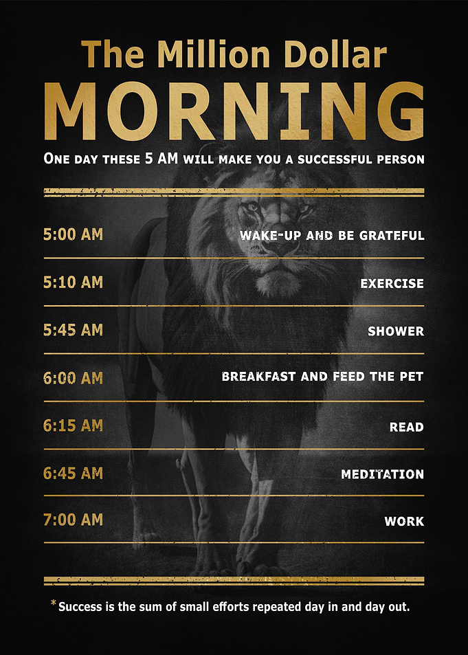 The Million Dollar Morning