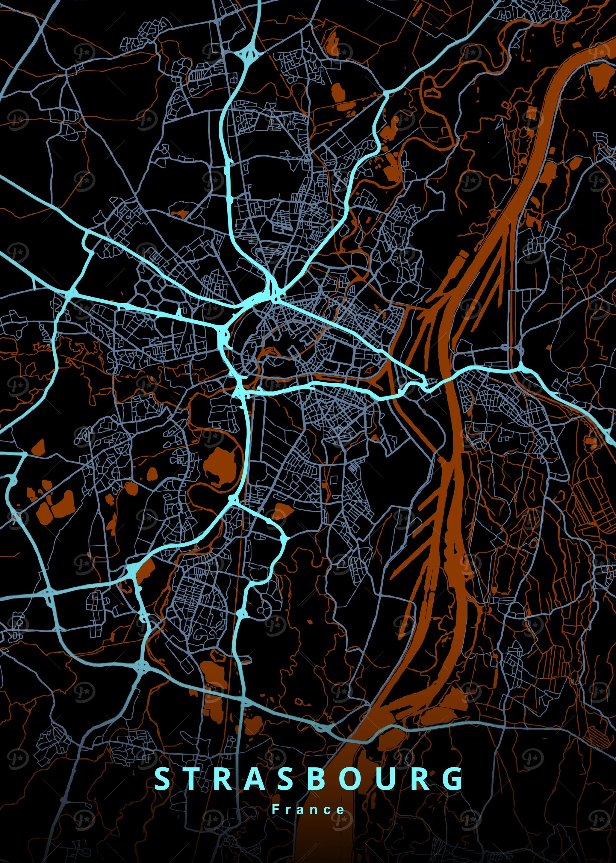 Strasbourg Map