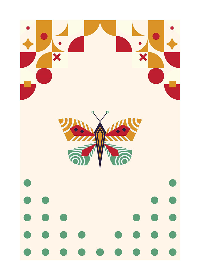 Minimal Butterfly Bauhaus