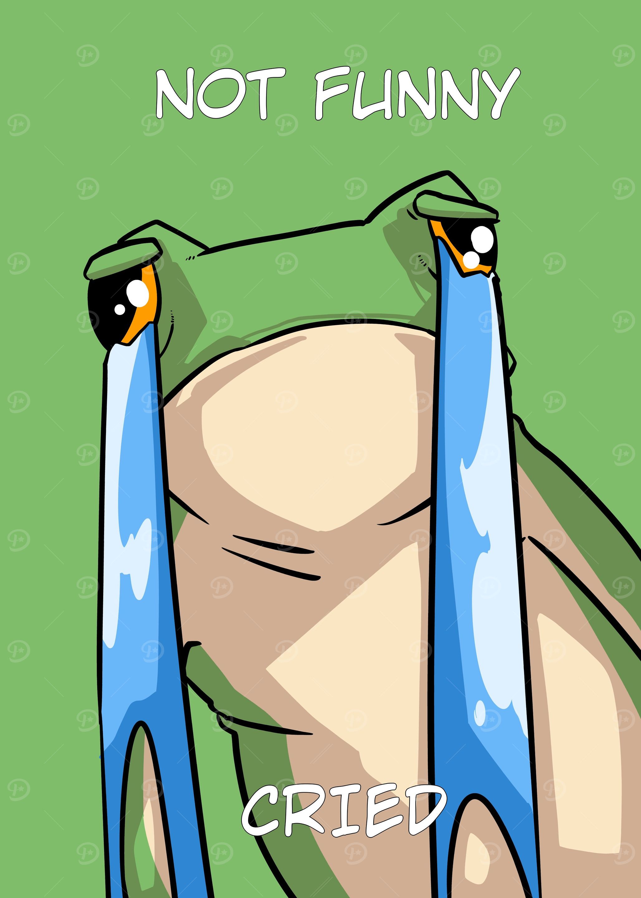 sad frog
