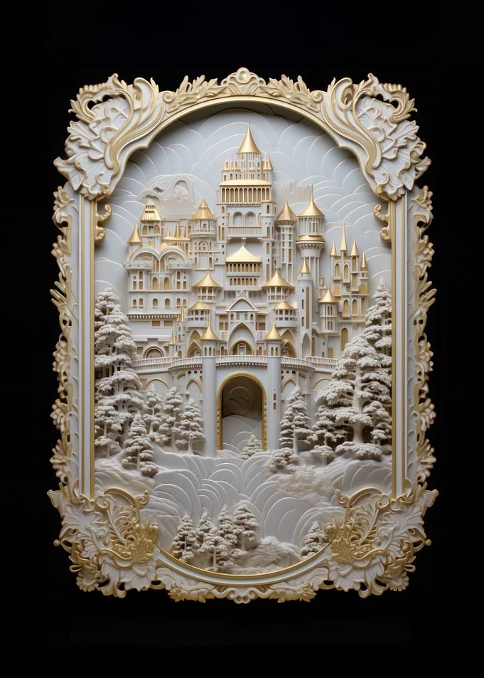 Art Deco Exploring Castle