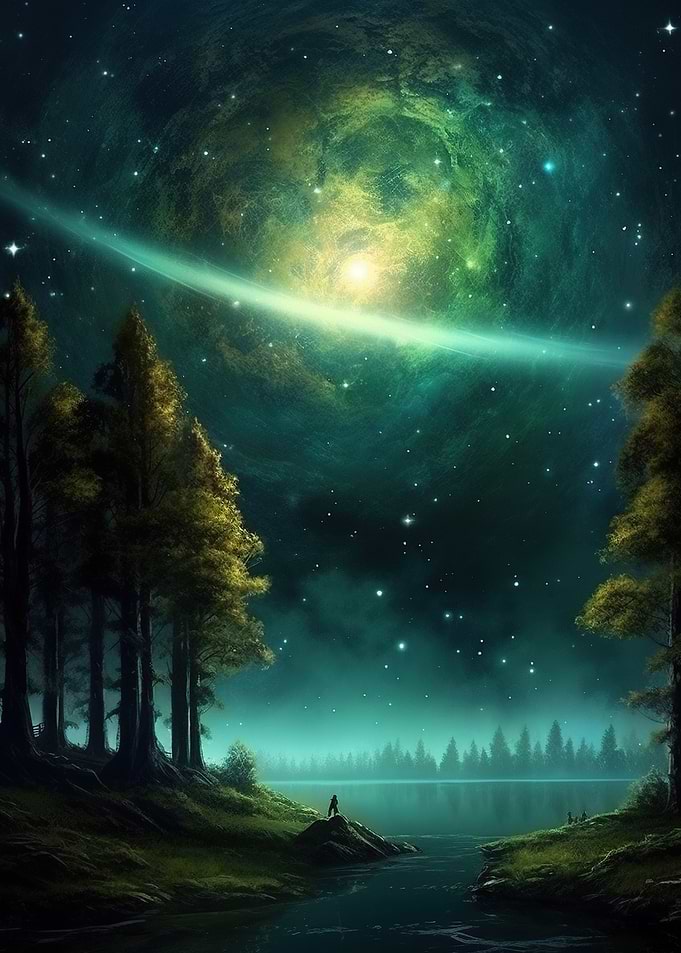 Jungle Night Sky