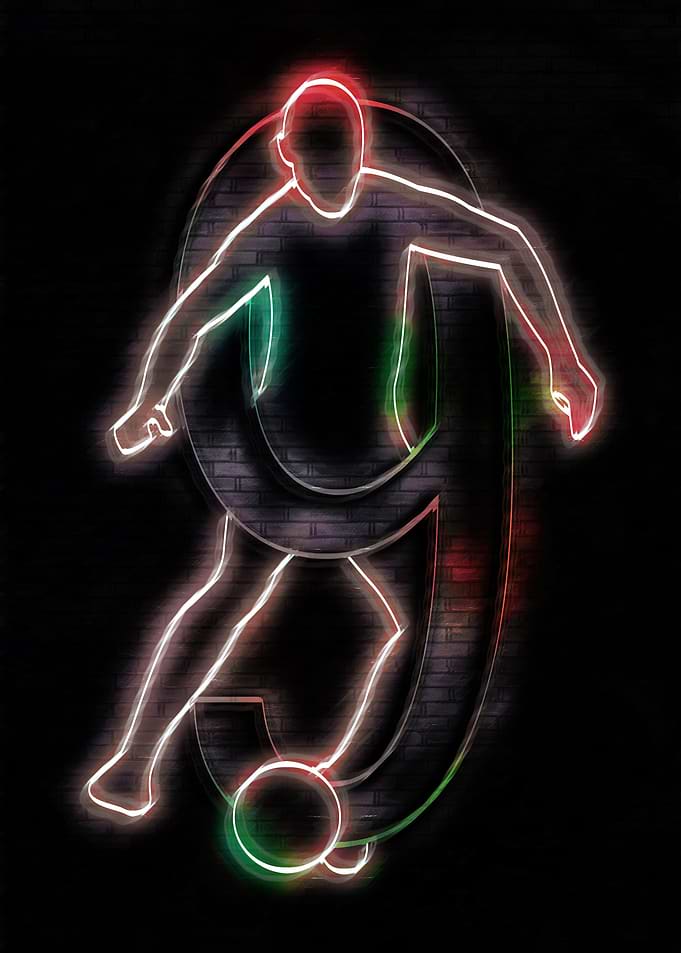 9 football number
