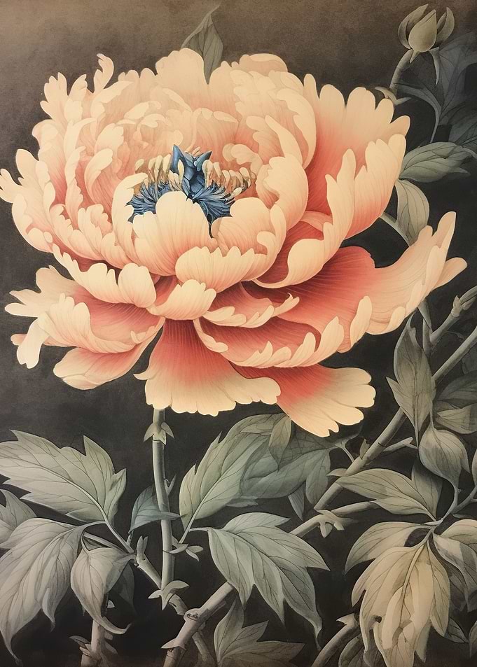 Peony flowers