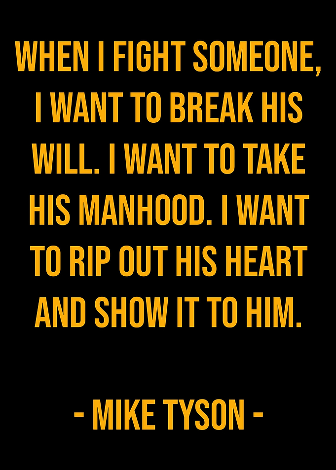 Mike Tyson Quotes Gold