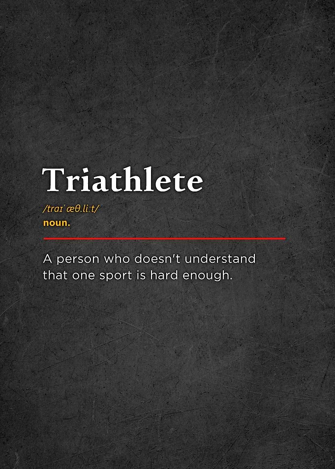 Triathlete Definition Art