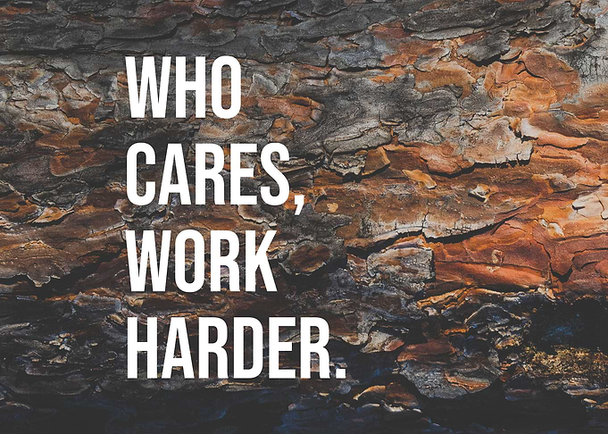 WORK HARDER