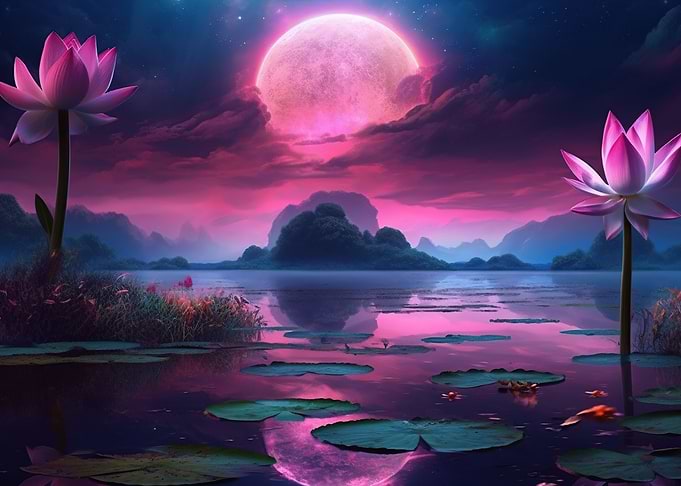 Magical Lotus Flower