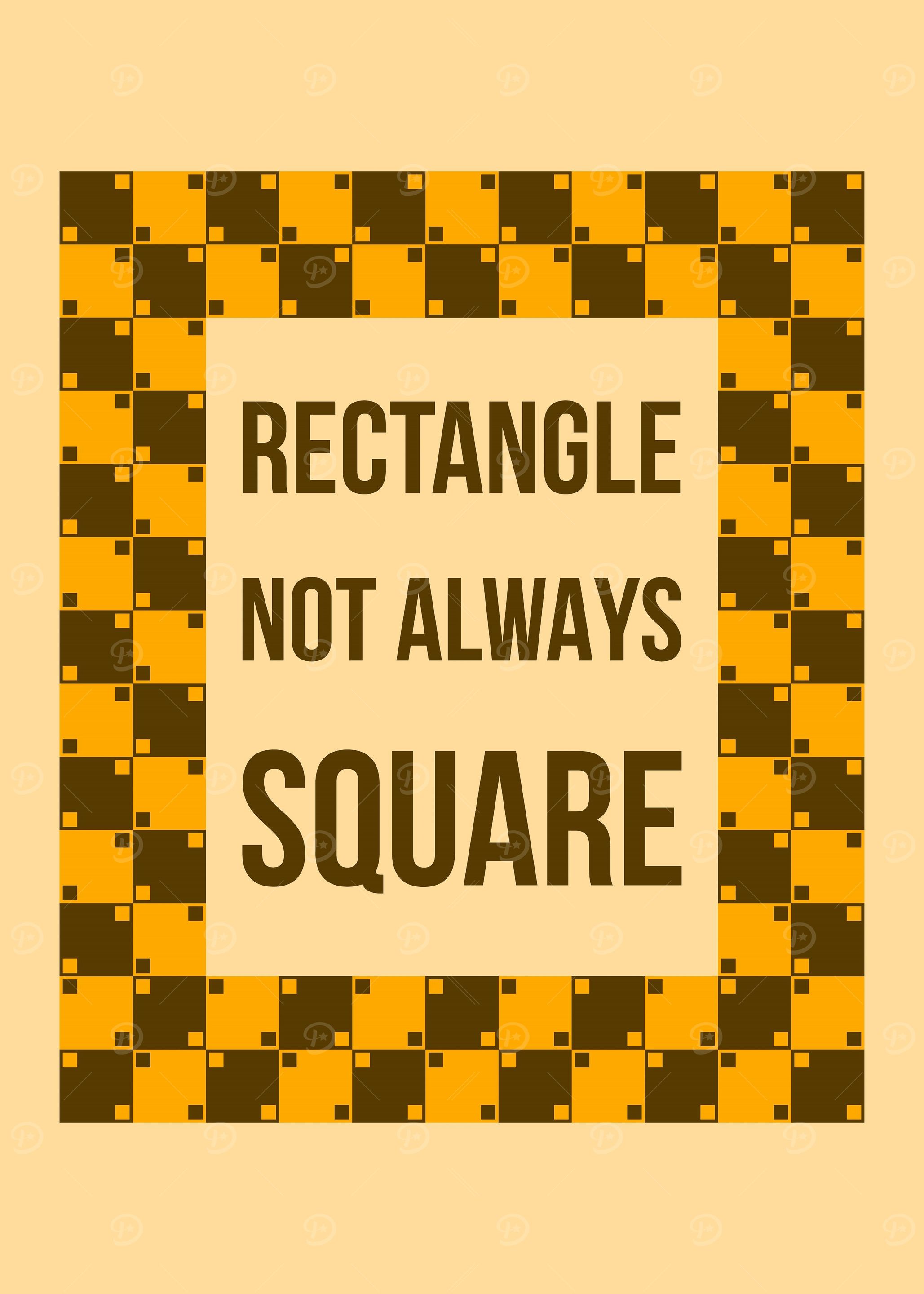 Rectangle Square Illusion