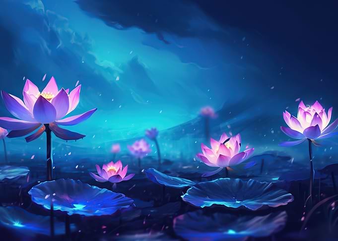 Magical Lotus Flower