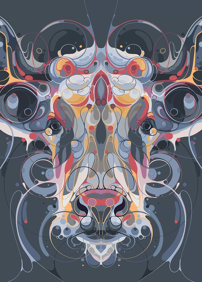 Cow Illustration