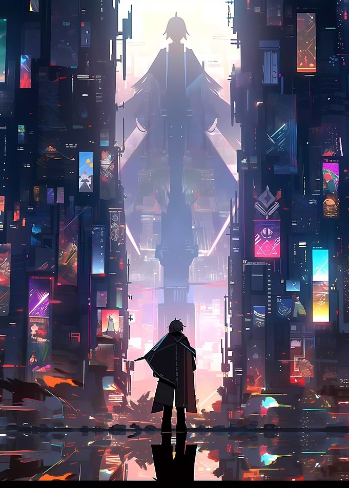 Cyberpunk Anime City