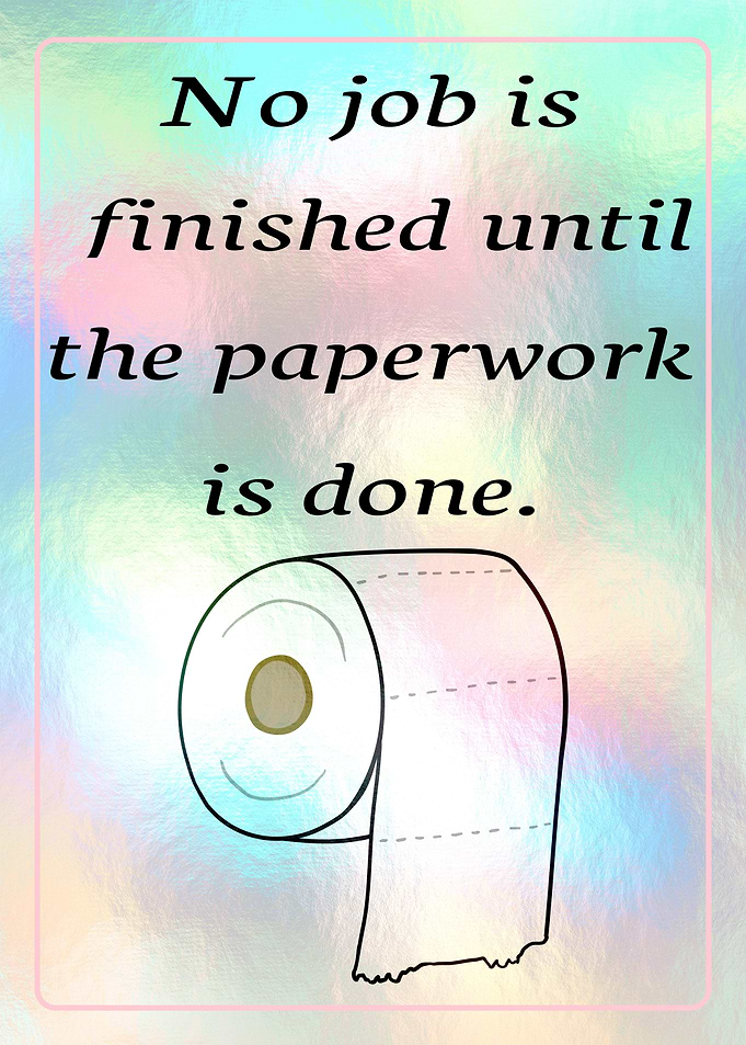 Finish with Paperwork