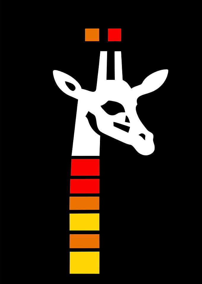 Minimalist Giraffe