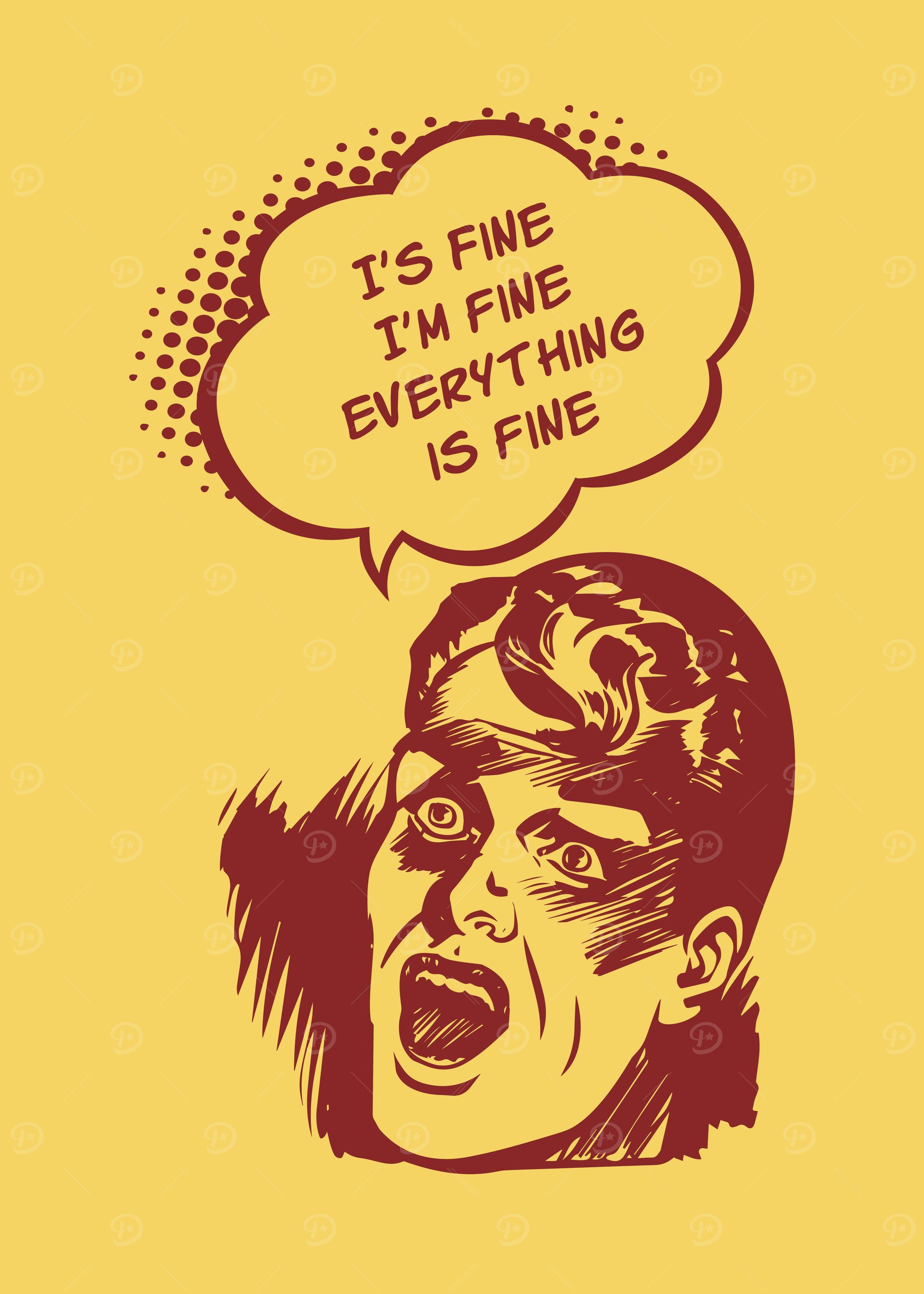 Is Fine Im Fine Vintage