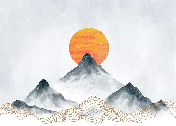 Mountain Art Painting